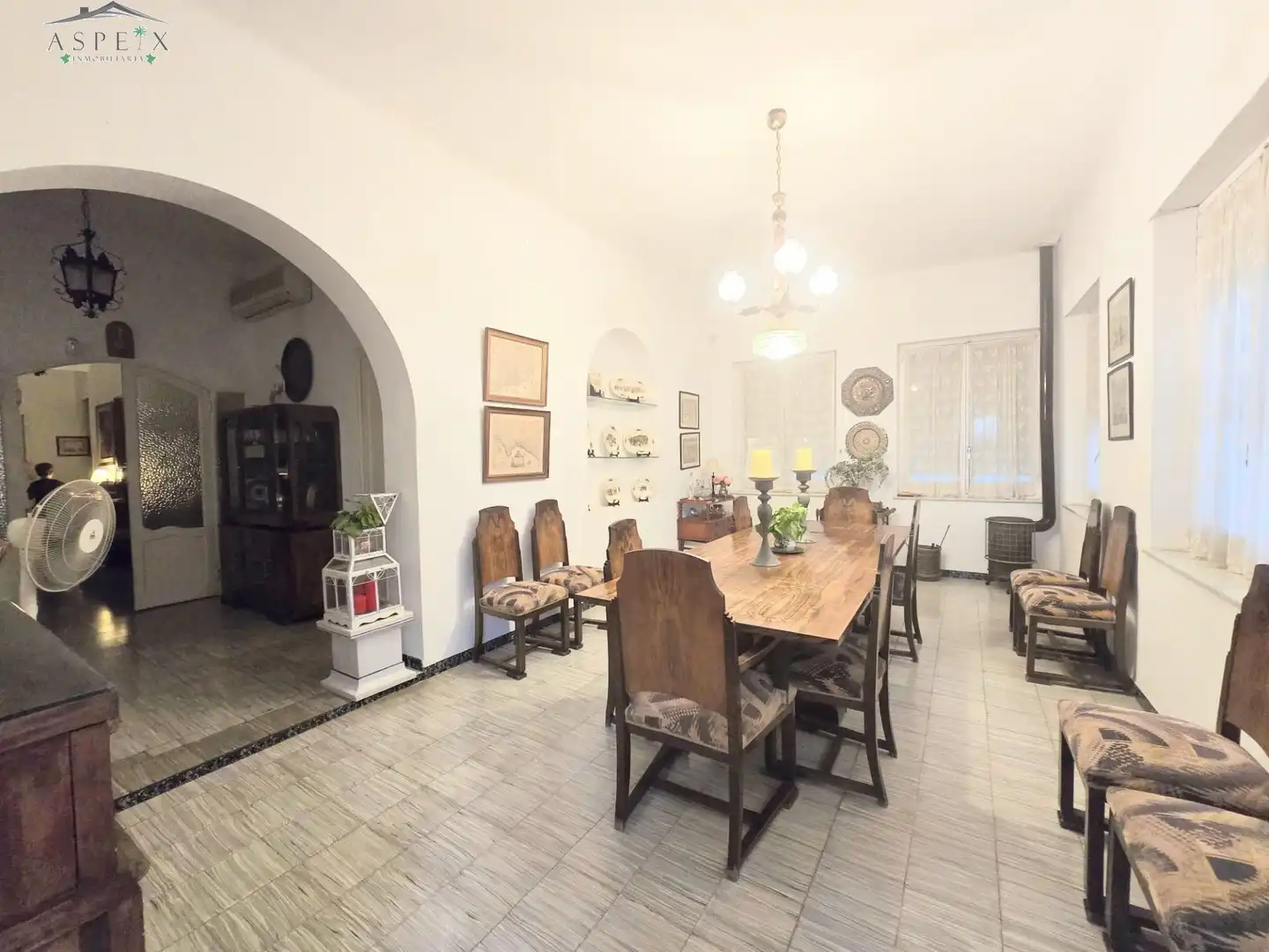 Dining room of Houses for sale in Aspe  with Air Conditioner and Swimming Pool