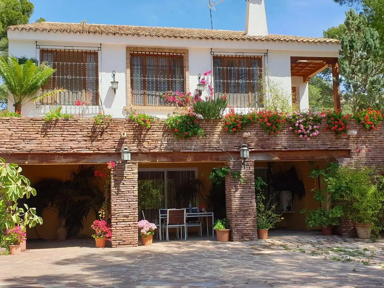 Vista exterior de Casa o chalet en venta en Náquera con Aire acondicionado, Jardín privado y Parquet