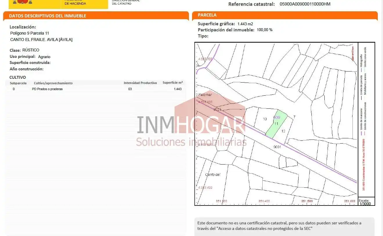 Residencial en venta en Berrocalejo de Aragona