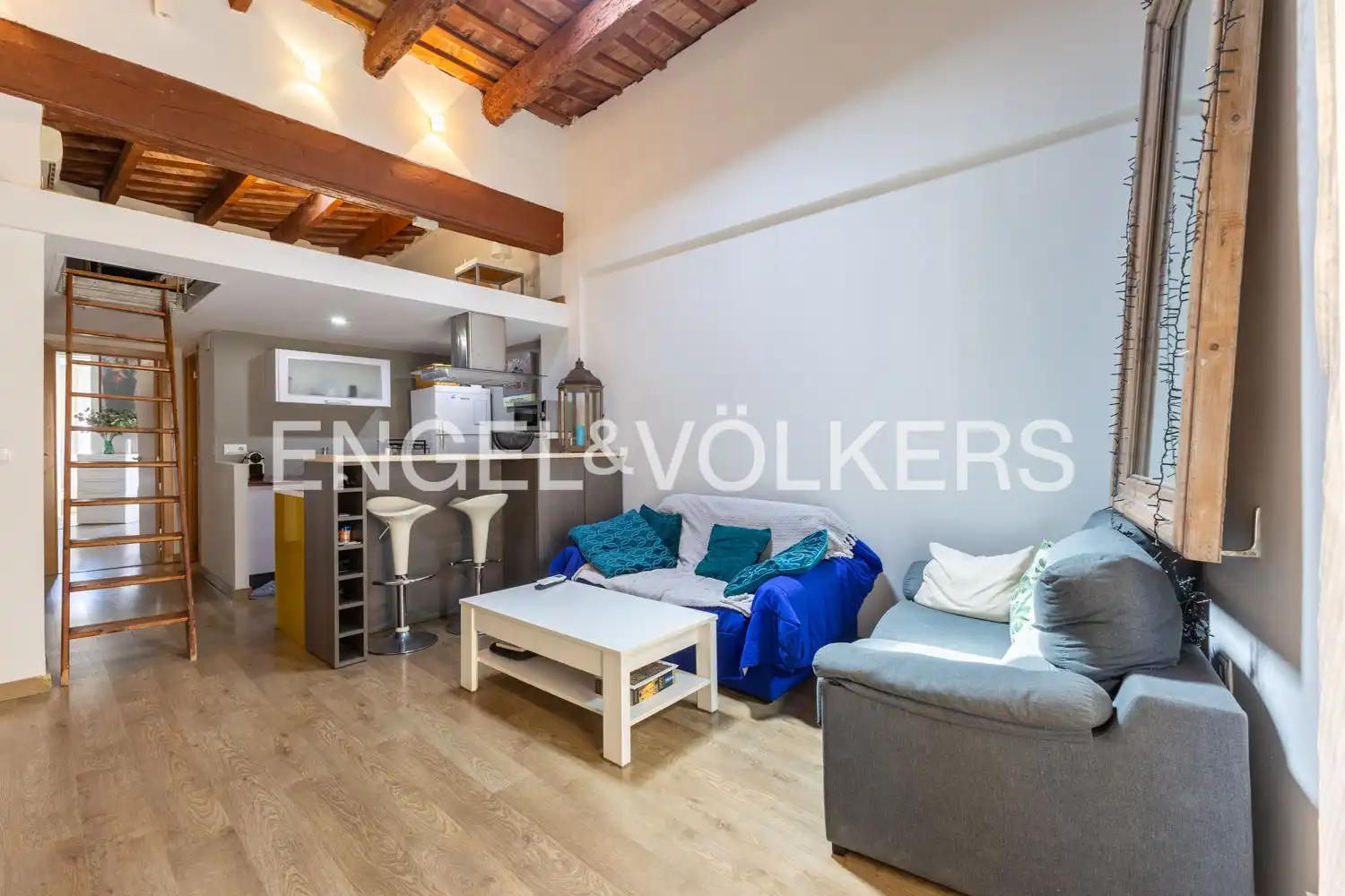 Wohnzimmer von Wohnung zum Verkauf in Valencia mit Klimaanlage, Heizung und Balkon