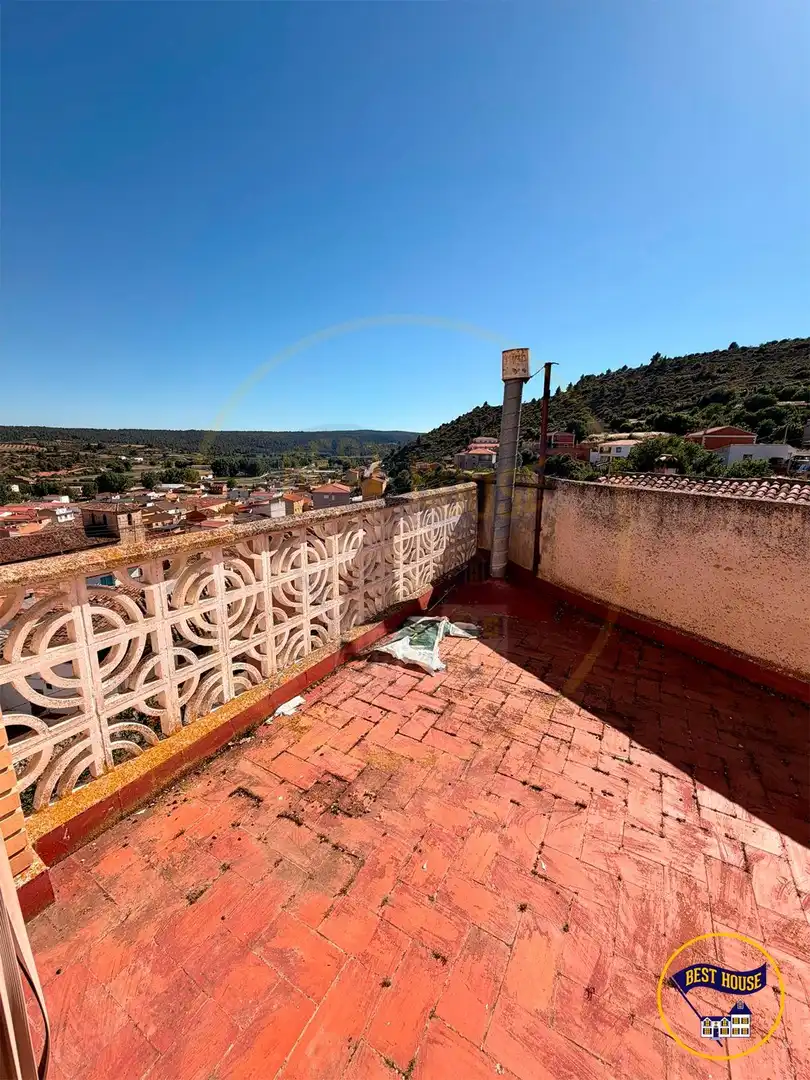 Terraza de Finca rústica en venta en Mira con Terraza y Amueblado