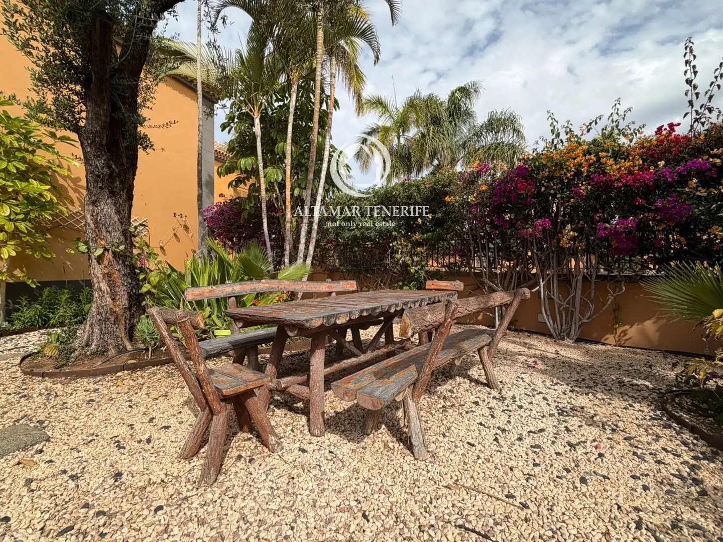 Terrasse von Einfamilien-Reihenhaus zur Miete in Adeje mit Klimaanlage, Terrasse und Abstellraum