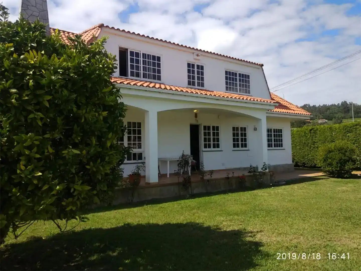 Vista exterior de Casa o chalet de alquiler en Cabanas con Jardín privado, Parquet y Piscina