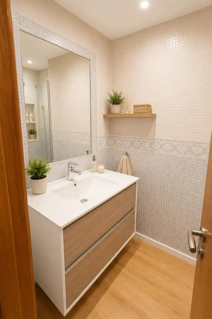 Badezimmer von Wohnung zum Verkauf in Calvià mit Klimaanlage, Heizung und Terrasse
