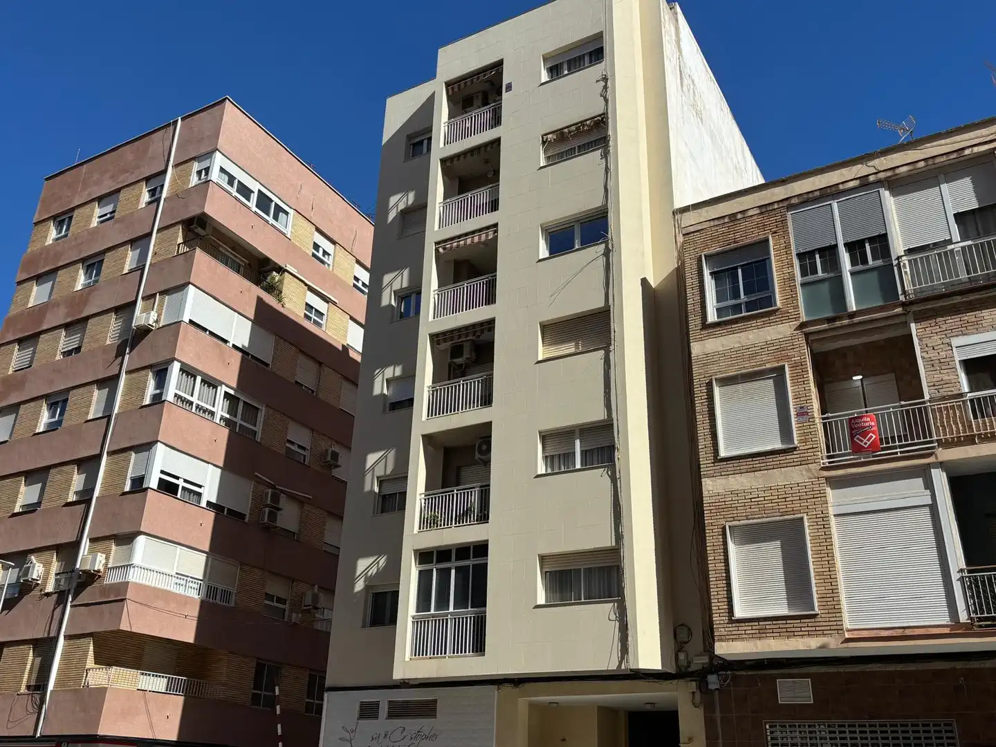 Vista exterior de Piso en venta en Cartagena con Parquet, Amueblado y Balcón