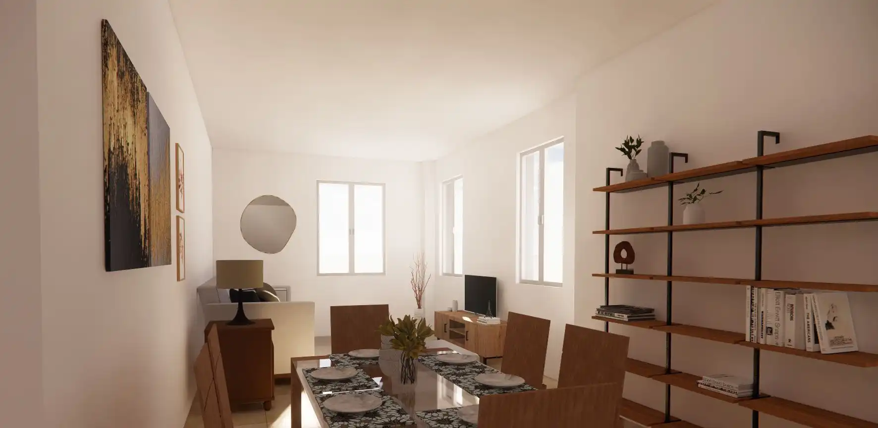 Esszimmer von Dachboden zum Verkauf in Guadix mit Klimaanlage und Heizung