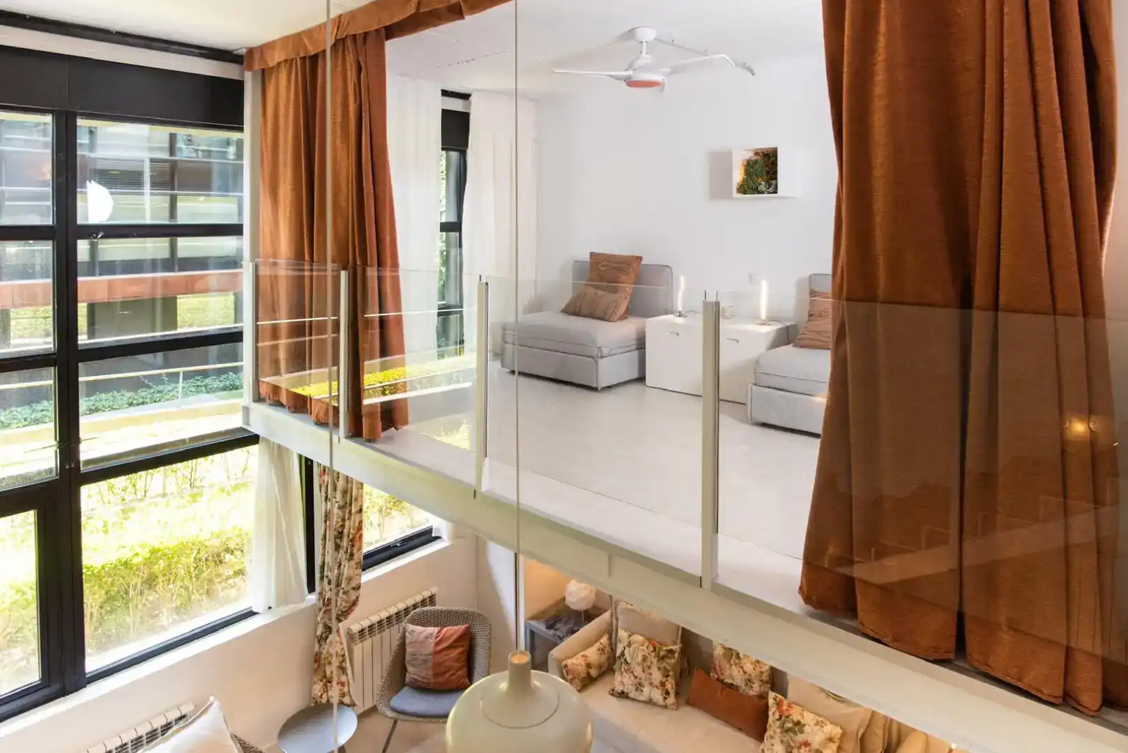 Terrassa de Dúplex per a compartir en Alcobendas amb Aire condicionat, Parquet i Moblat