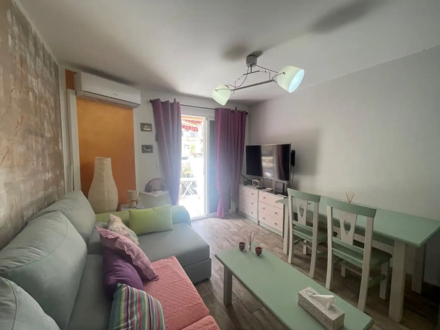 Sala de estar de Piso en venta en Granadilla de Abona con Aire acondicionado, Terraza y Balcón