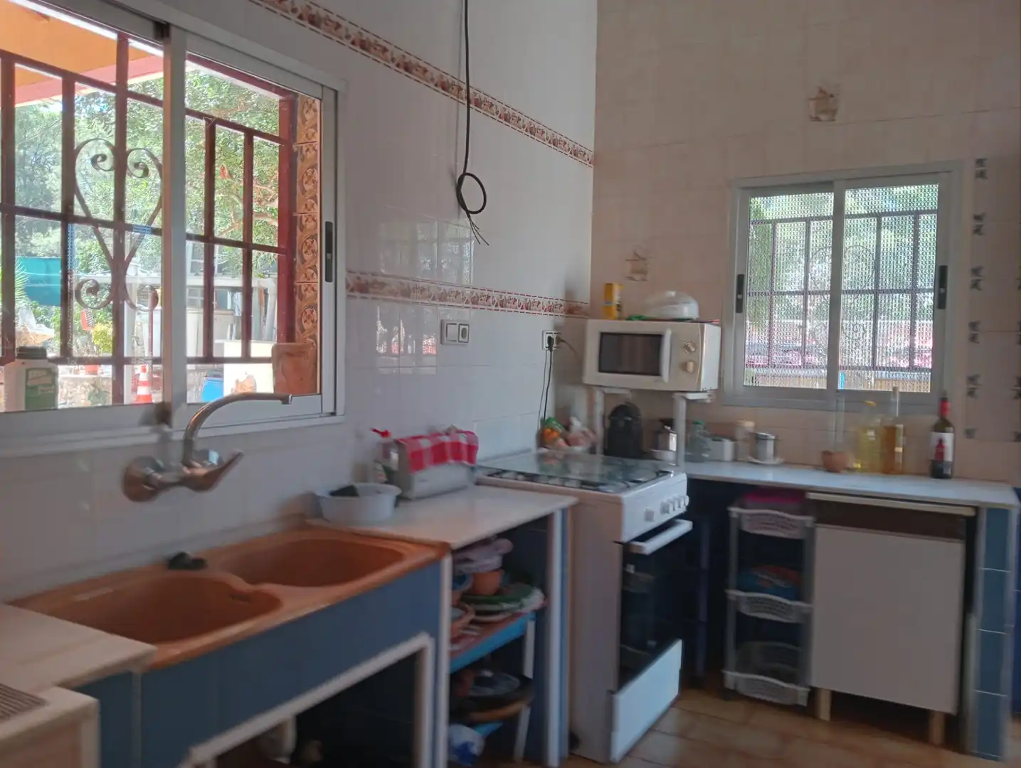 Cocina de Casa o chalet en venta en Albalat dels Tarongers con Jardín privado, Piscina y Amueblado