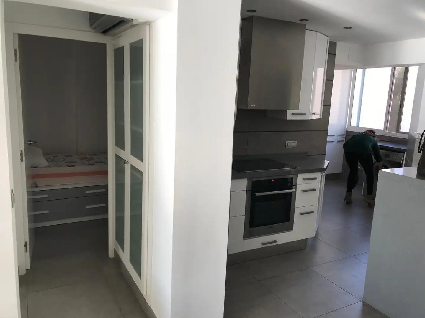 Cuina de Apartament en venda en Benicasim / Benicàssim amb Parquet, Moblat i Rentadora