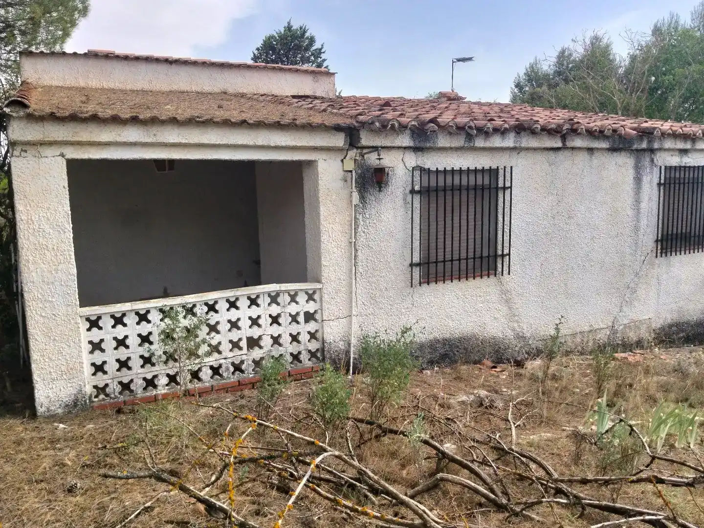 Vista exterior de Piso en venta en Villar de Cañas