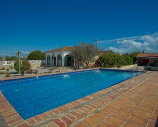 Swimming pool of Country house for sale in Oliva
