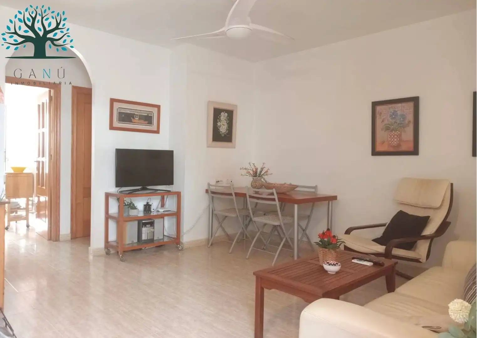 Sala d'estar de Dúplex en venda en Mazarrón amb Jardí privat, Terrassa i Traster