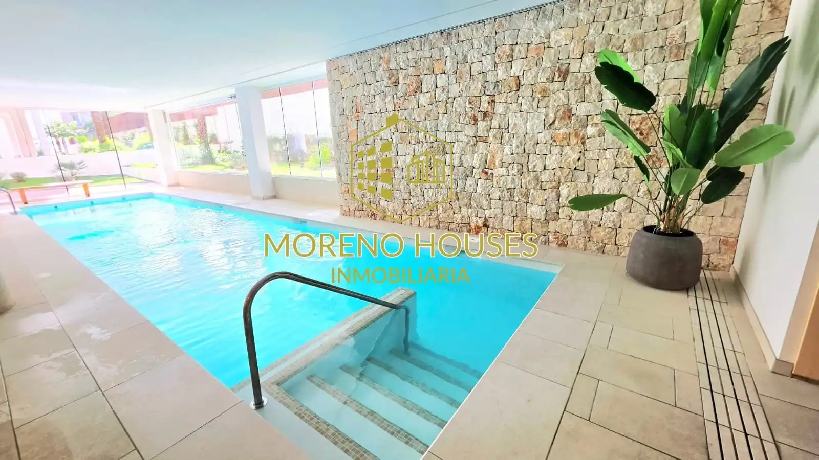 Schwimmbecken von Wohnungen zur Miete in Jávea / Xàbia mit Klimaanlage, Heizung und Privatgarten