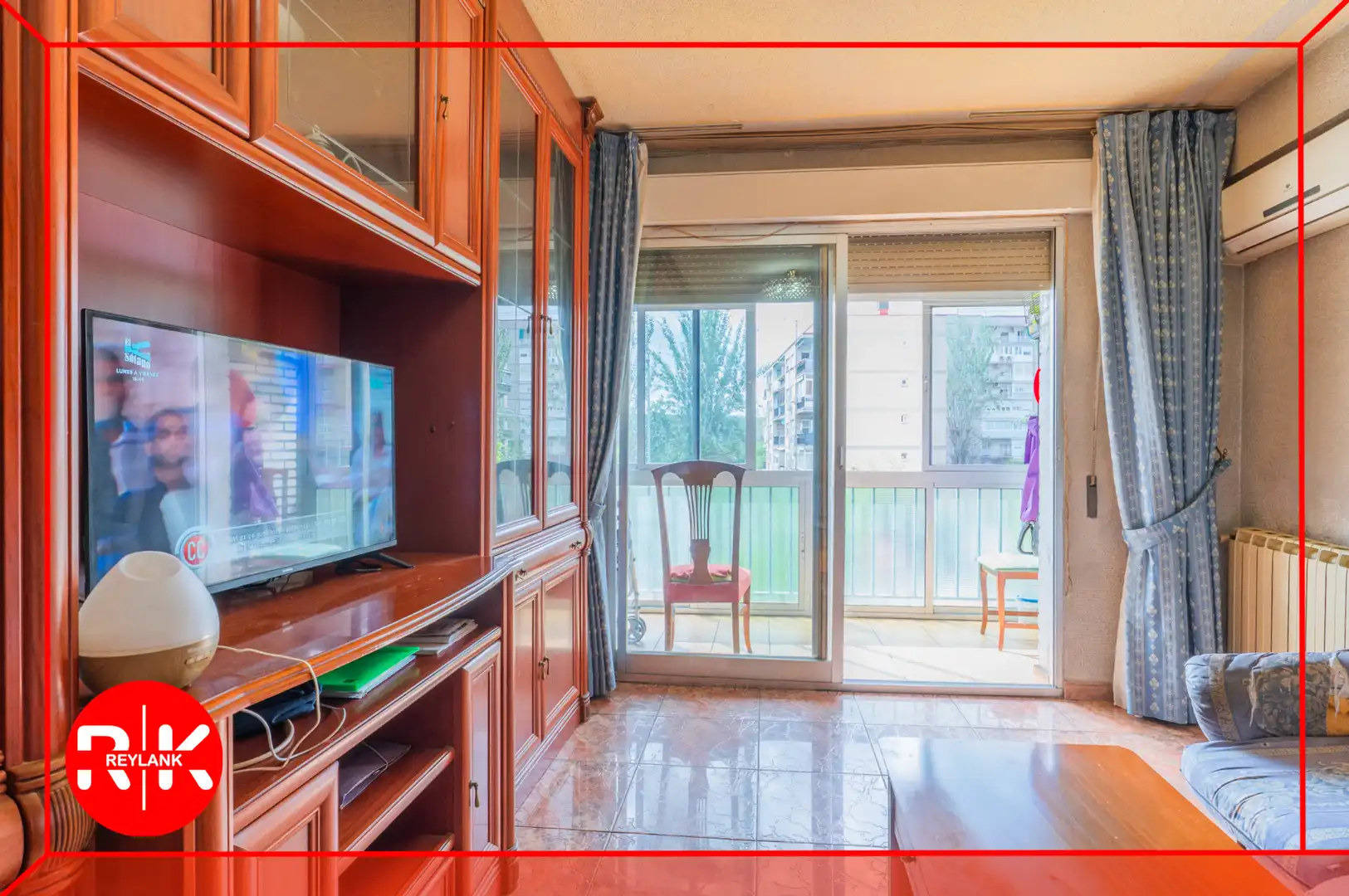 Sala de estar de Piso en venta en Coslada con Aire acondicionado, Calefacción y Parquet