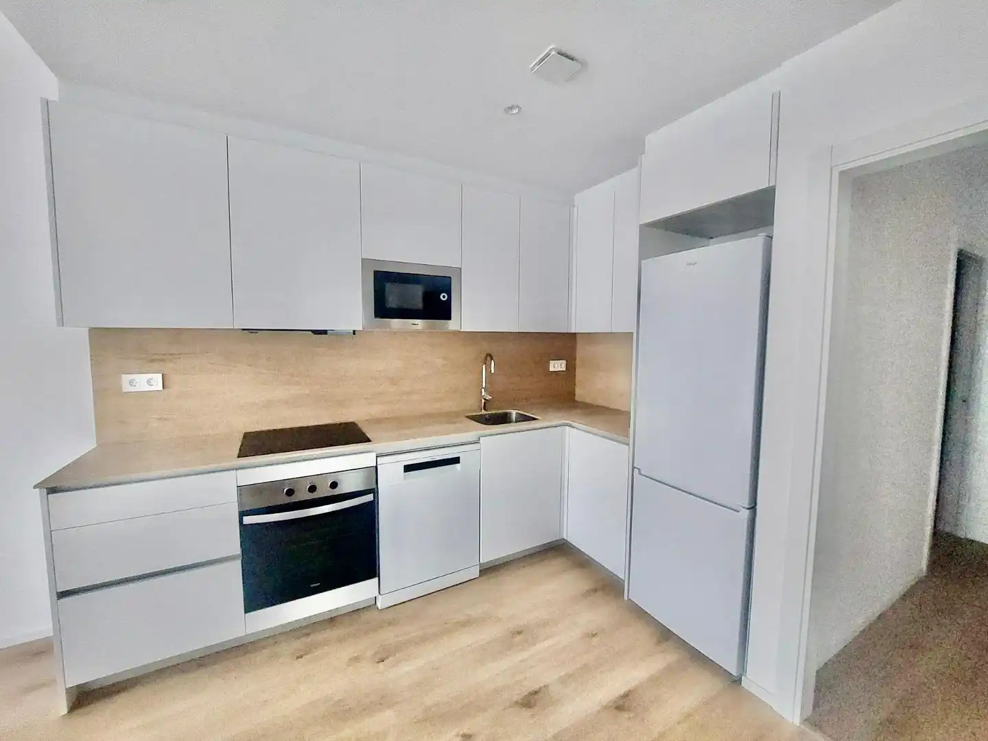 Cocina de Piso de alquiler en Tarragona con Aire acondicionado, Calefacción y Parquet