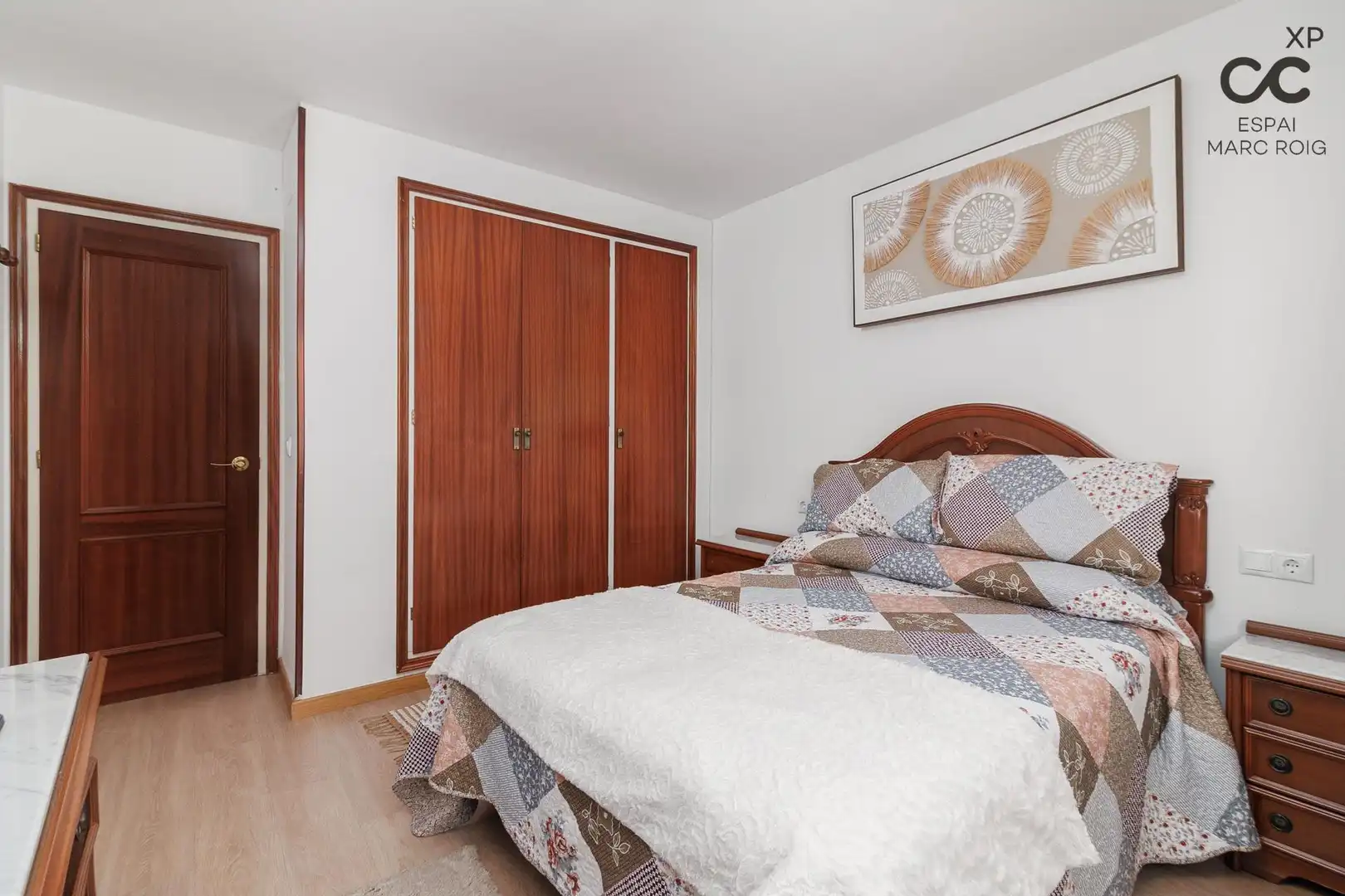 Schlafzimmer von Wohnung zum Verkauf in Figueres mit Heizung, Parkett und Abstellraum