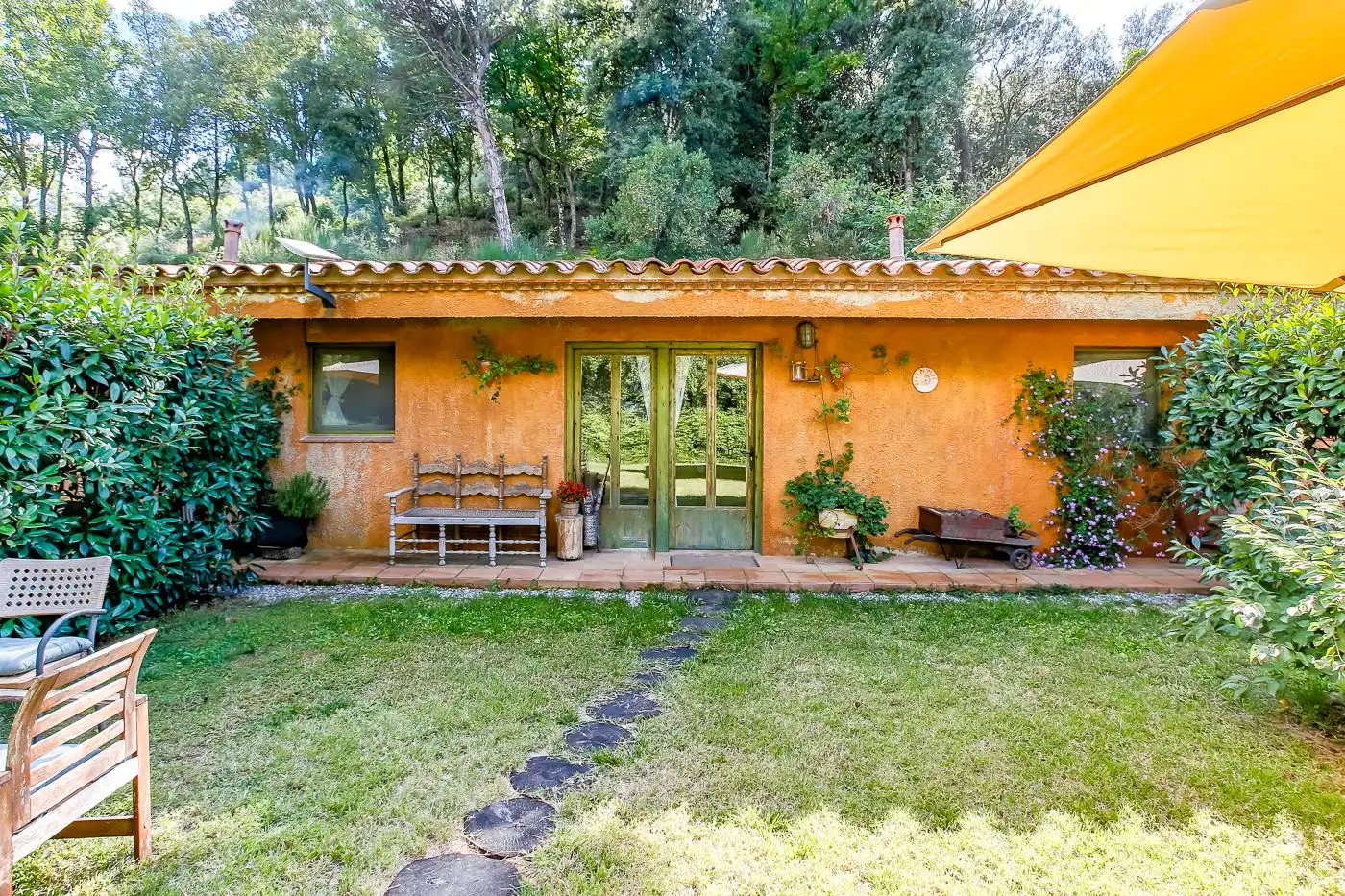 Jardín de Finca rústica en venta en Arbúcies con Calefacción, Terraza y Trastero