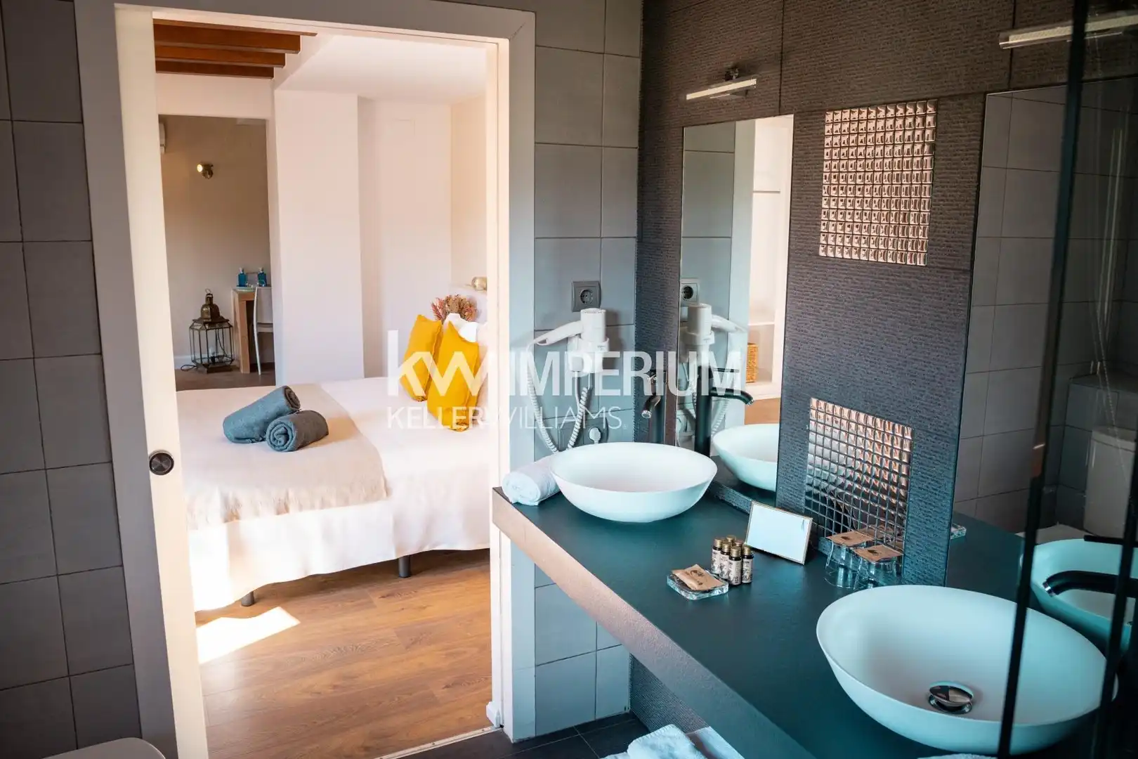 Dormitori de Casa o xalet en venda en Colldejou amb Aire condicionat, Jardí privat i Terrassa