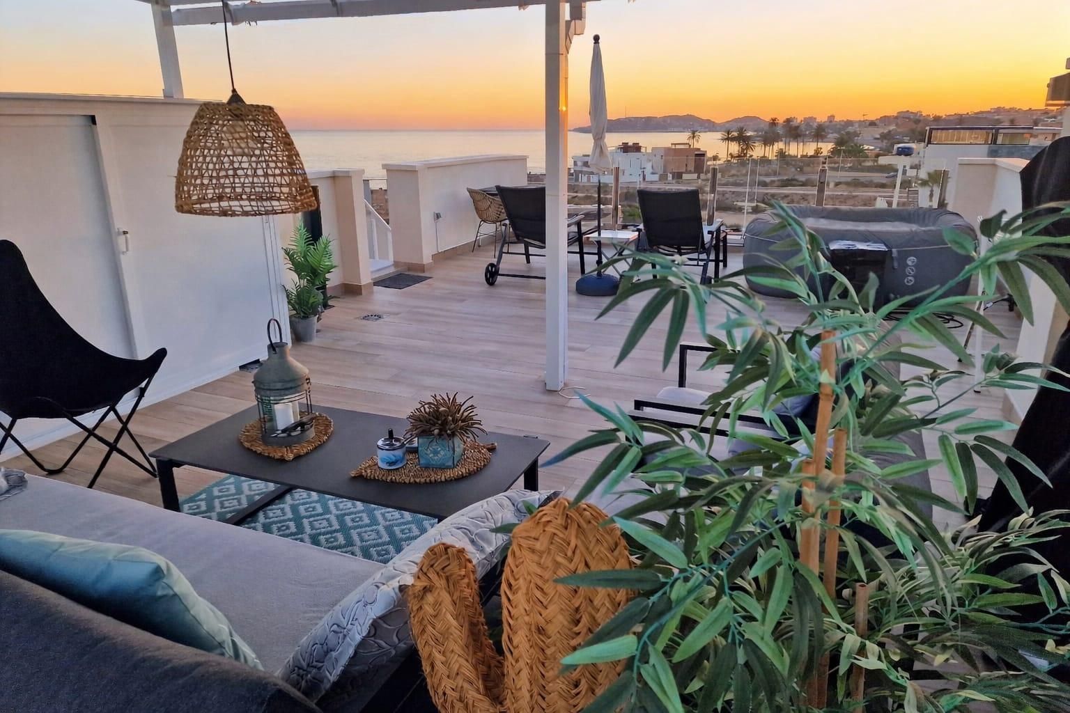 Terrace of Apartment for sale in Mazarrón  with Air Conditioner, Terrace and Storage room