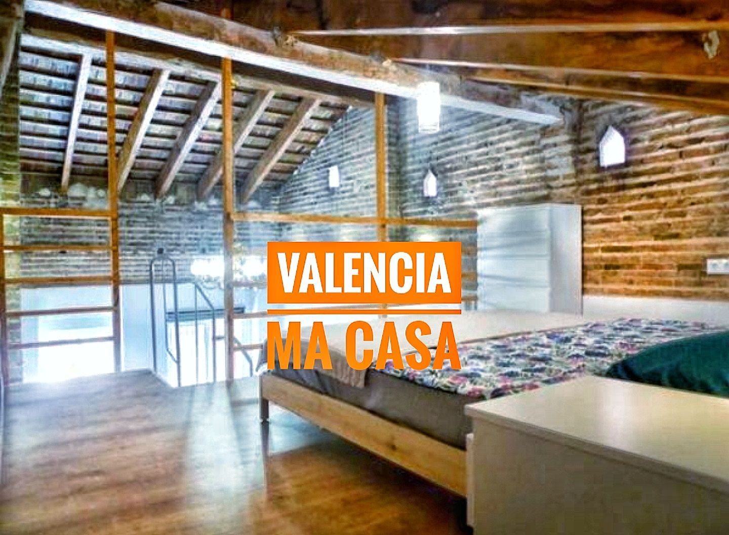 Dormitori de Dúplex de lloguer en  Valencia Capital amb Aire condicionat, Calefacció i Terrassa