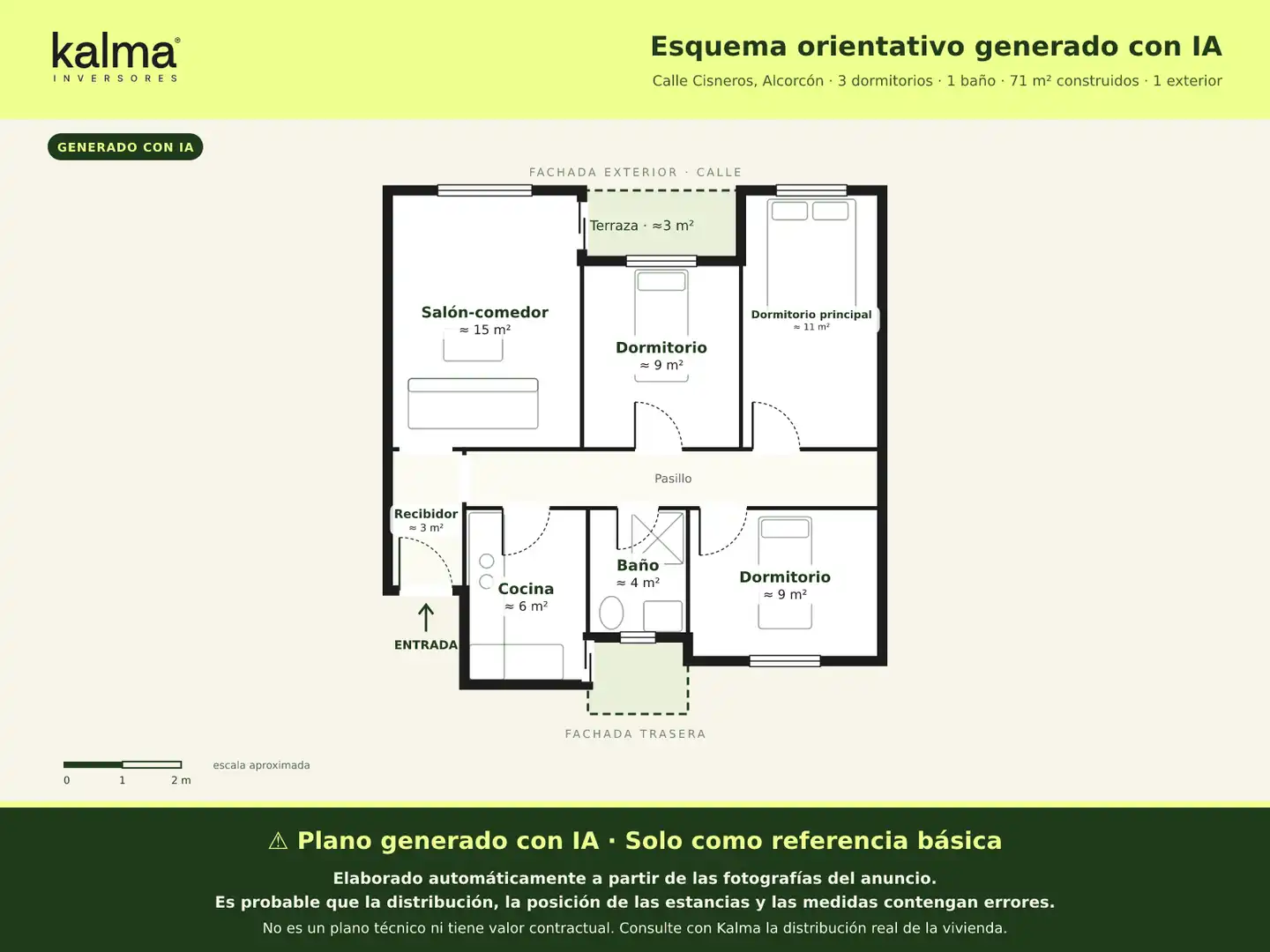 Flat for sale in Alcorcón, Madrid