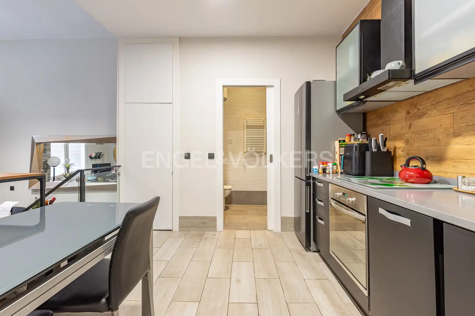 Küche von Maisonette zur Miete in Madrid mit Klimaanlage, Heizung und Möbliert