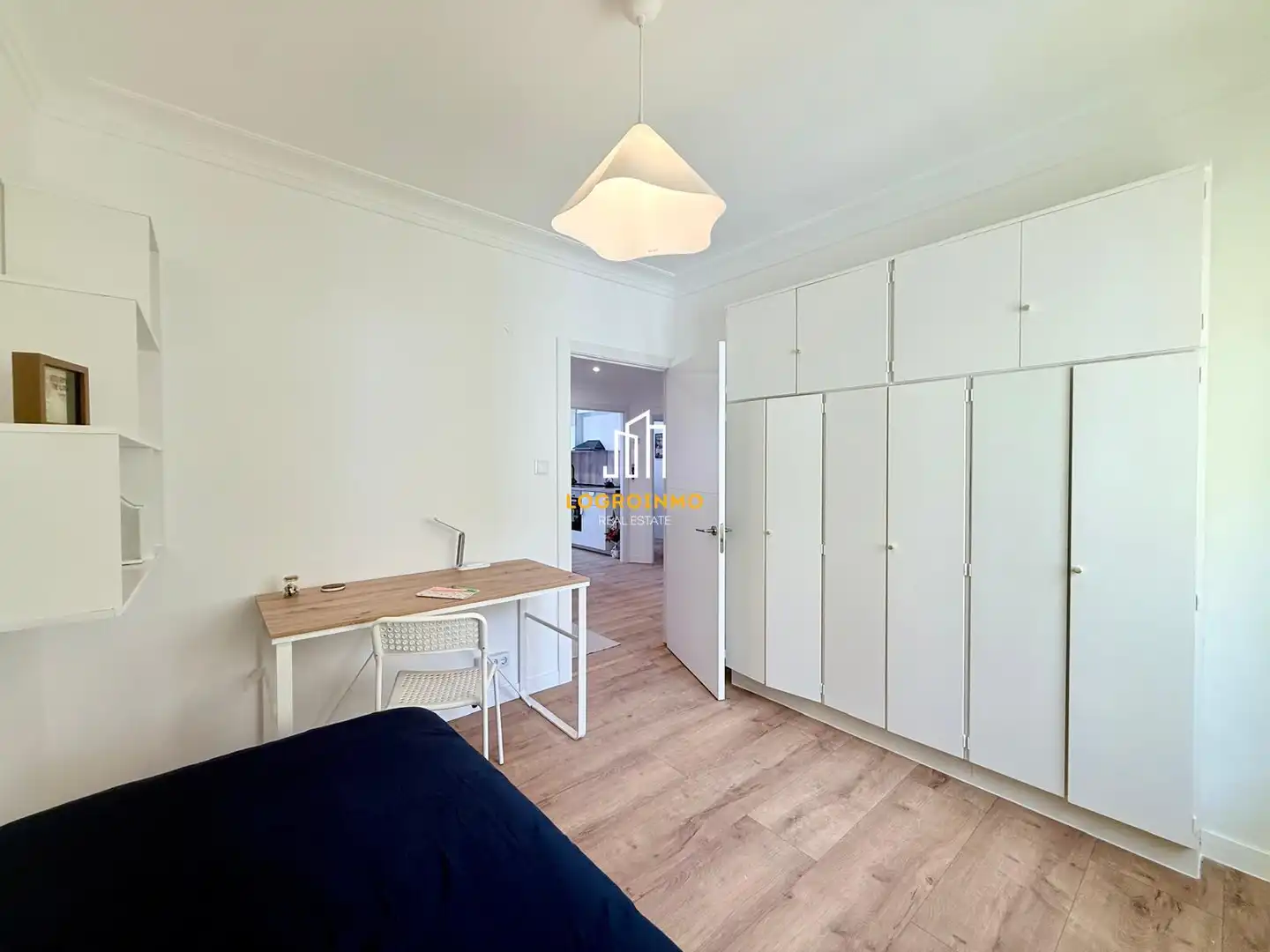 Bedroom of Flat for sale in  Logroño  with Heating, Storage room and Furnished
