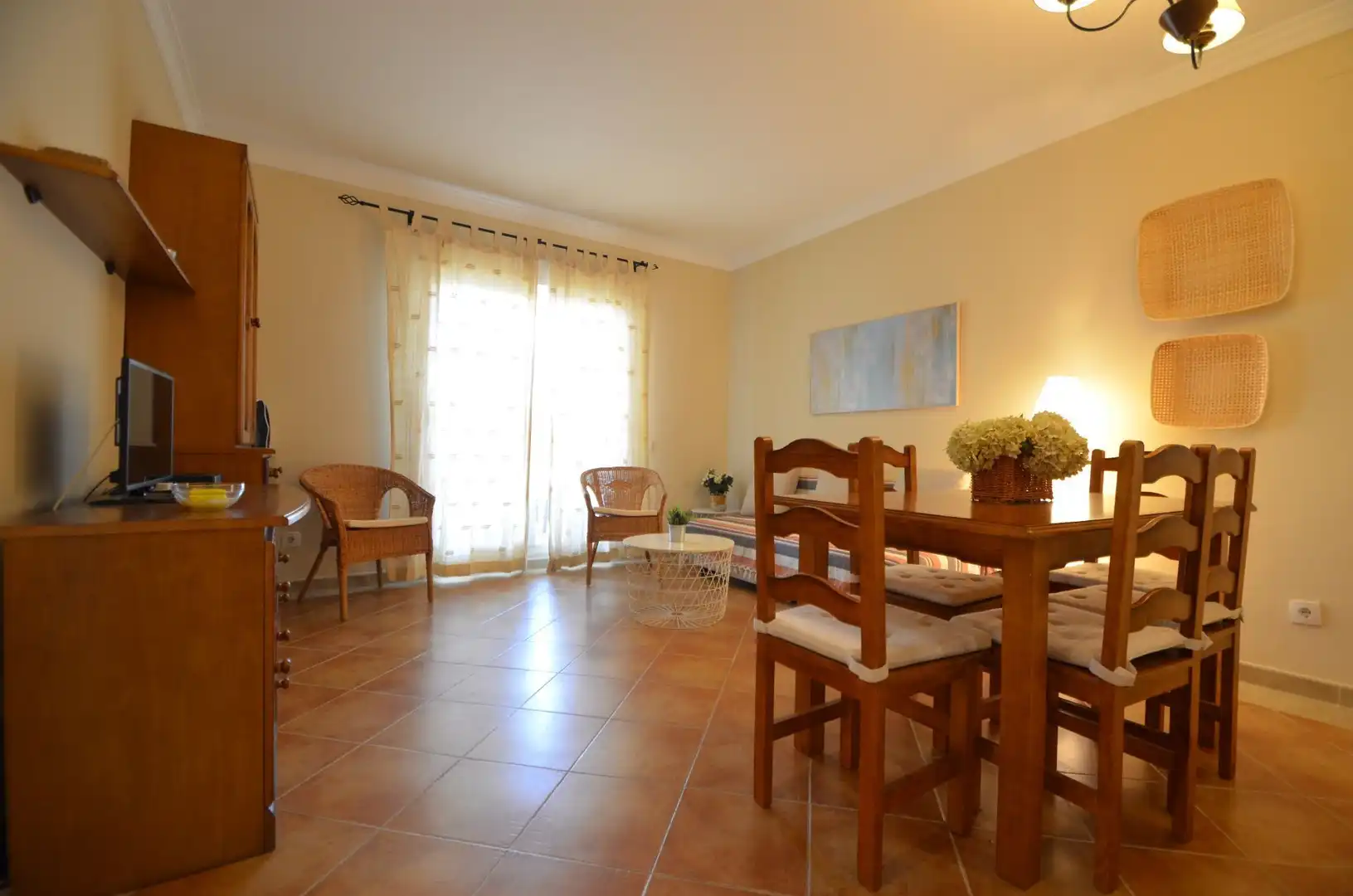 Comedor de Apartamento en venta en Ayamonte con Terraza, Amueblado y Piscina comunitaria