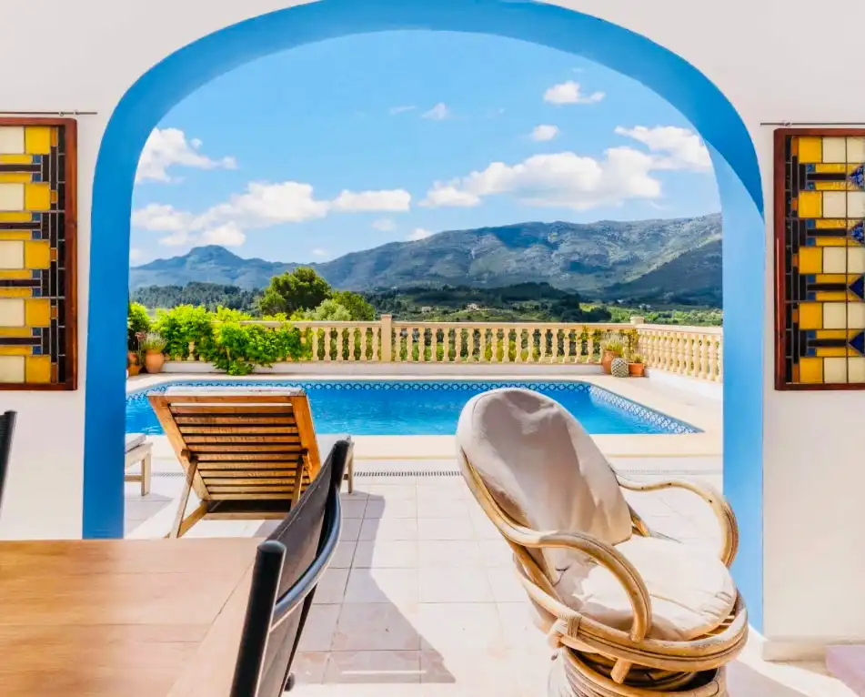 Exterior view of Houses for sale in Murla  with Air Conditioner, Heating and Private garden