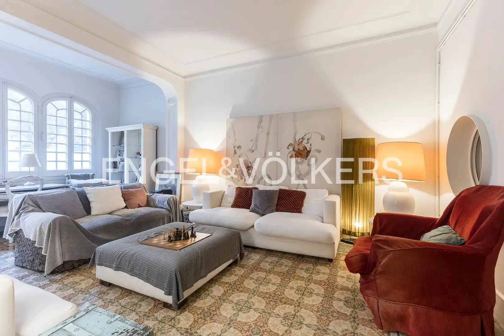 Sala de estar de Dúplex en venta en Barcelona con Calefacción, Terraza y Trastero