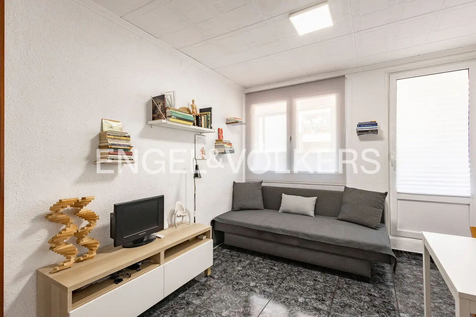 Sala de estar de Piso en venta en Esplugues de Llobregat con Calefacción y Terraza
