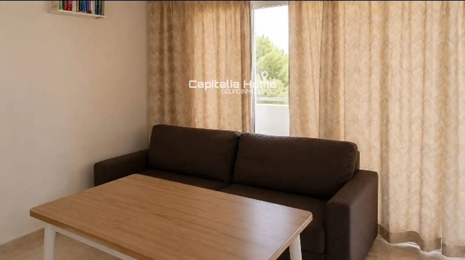 Wohnzimmer von Wohnung zum Verkauf in Sant Josep de sa Talaia mit Klimaanlage, Heizung und Schwimmbad