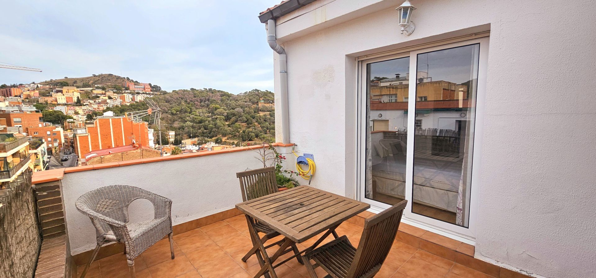 Balcony of Flat to rent in  Barcelona Capital  with Air Conditioner, Heating and Parquet flooring