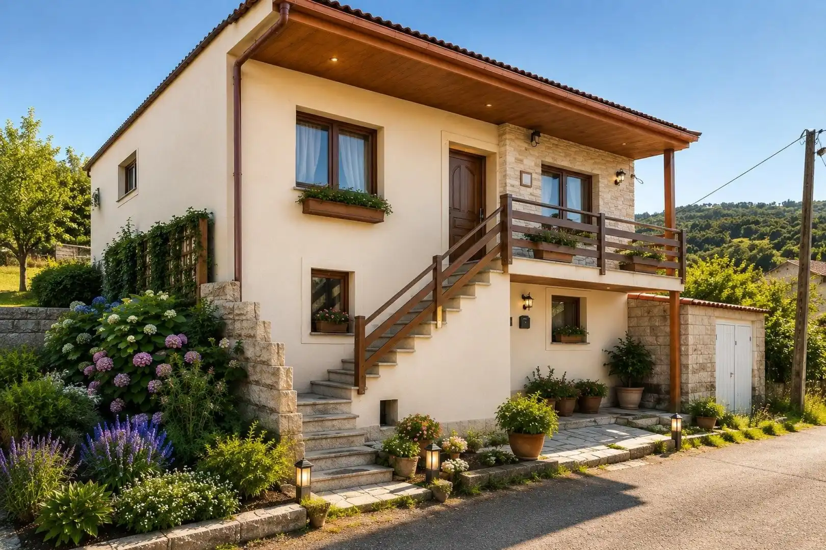 Vista exterior de Casa o chalet en venta en Carnota con Balcón
