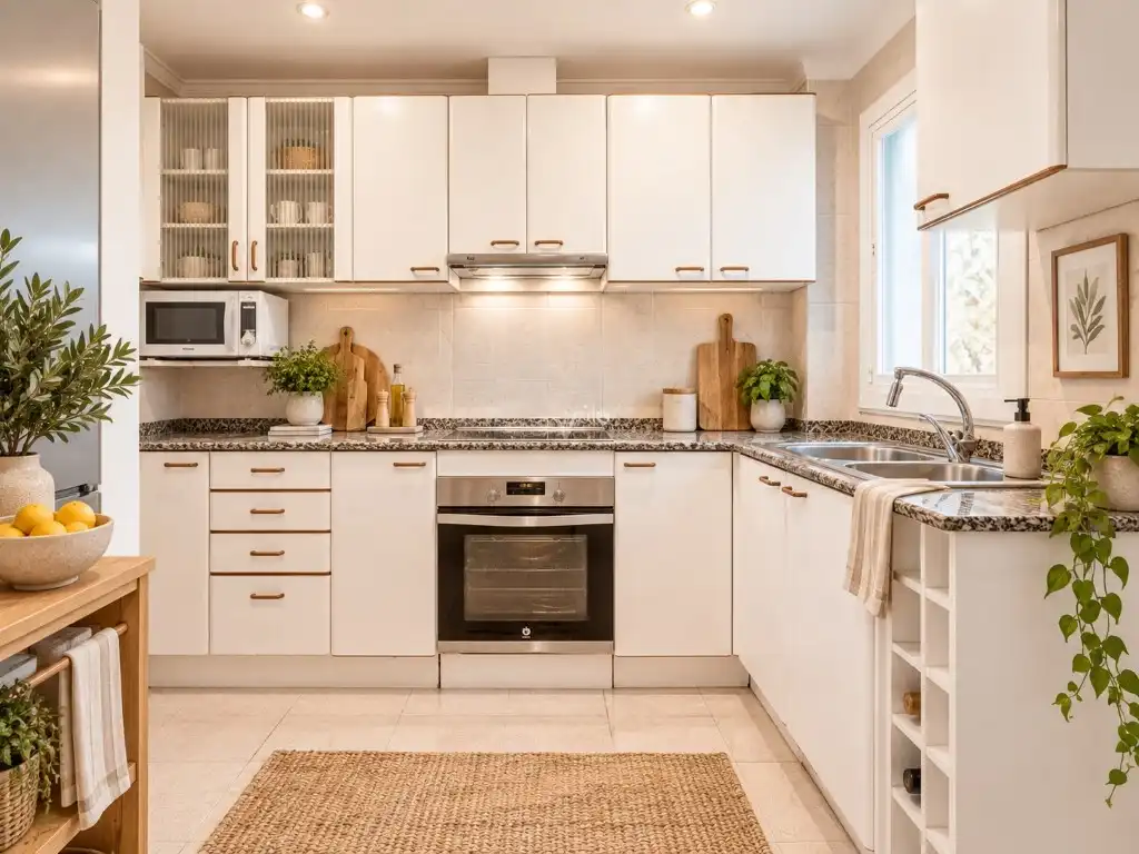 Cuina de Apartament en venda en L'Hospitalet de Llobregat amb Aire condicionat