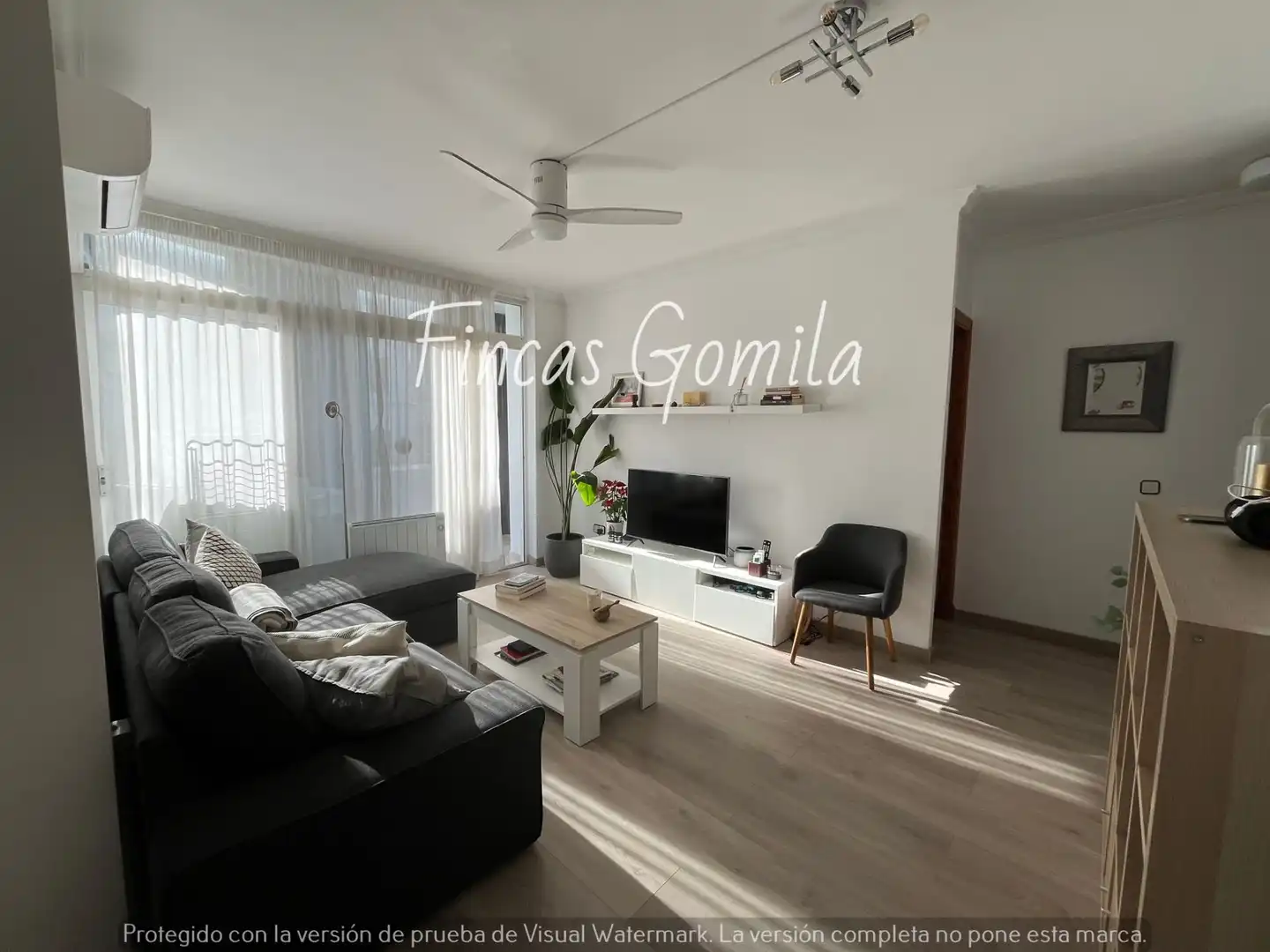 Wohnzimmer von Wohnung zum Verkauf in Maó - Mahón mit Klimaanlage, Heizung und Abstellraum