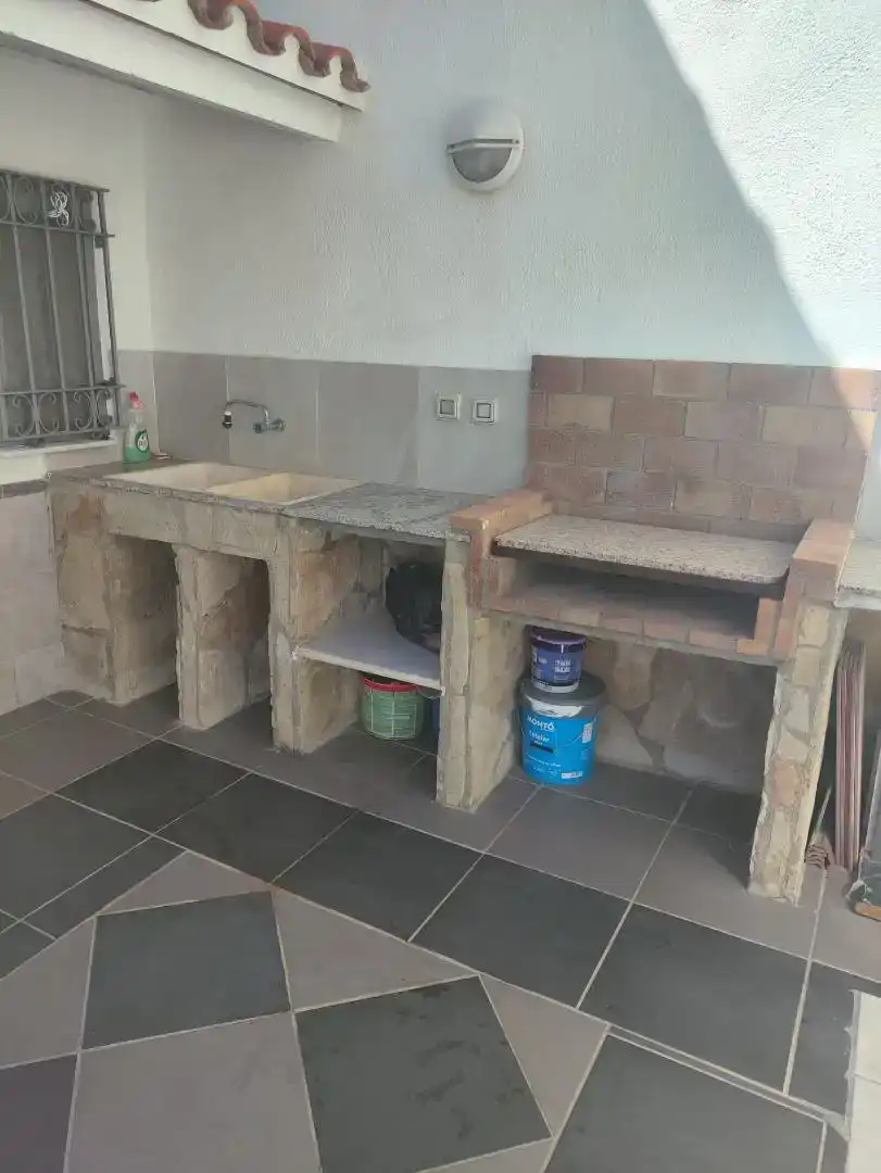 Cocina de Casa o chalet en venta en Oropesa del Mar / Orpesa con Aire acondicionado, Jardín privado y Trastero