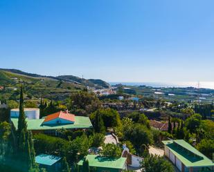 Vista exterior de Casa o xalet en venda en Vélez-Málaga amb Jardí privat, Terrassa i Piscina