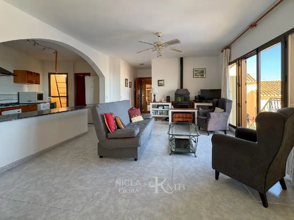Sala de estar de Casa o chalet en venta en Bédar con Aire acondicionado, Calefacción y Jardín privado