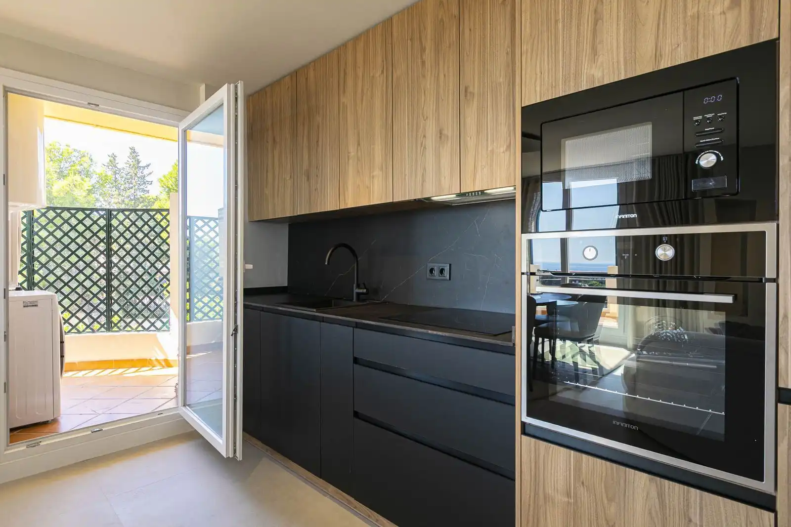 Küche von Maisonette zum Verkauf in Marbella mit Klimaanlage, Terrasse und Möbliert