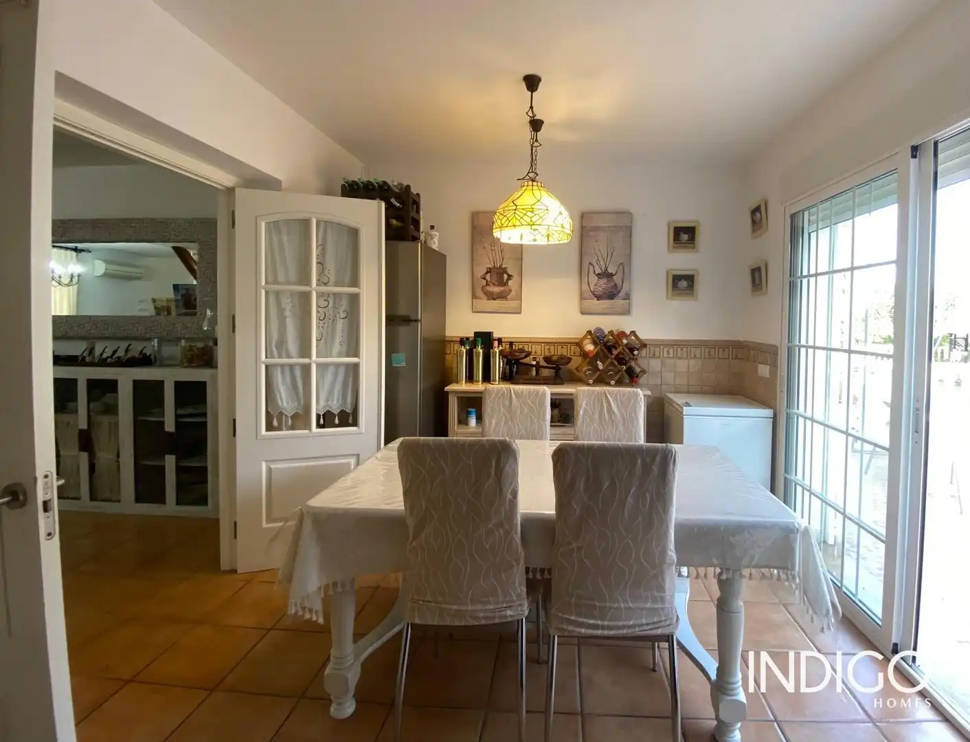 Dining room of Houses for sale in Mutxamel  with Air Conditioner, Heating and Terrace