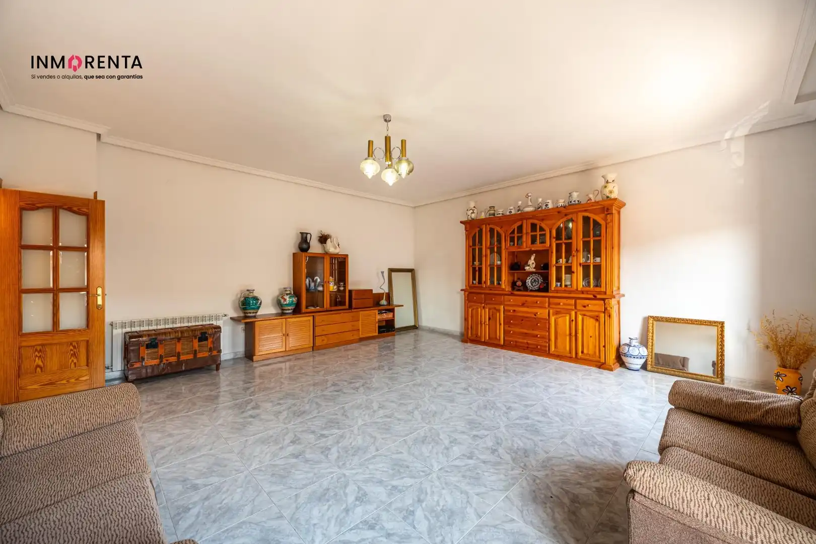 Sala de estar de Casa adosada en venta en La Mata con Calefacción, Terraza y Amueblado