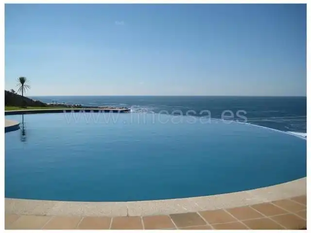 Swimming pool of Houses for rent in Baiona  with Air Conditioner, Private garden and Parquet flooring