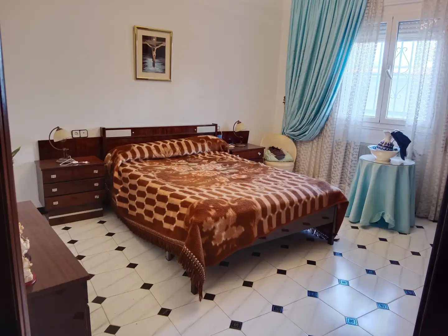 Schlafzimmer von Einfamilien-Reihenhaus zum Verkauf in Lahiguera mit Klimaanlage, Terrasse und Abstellraum
