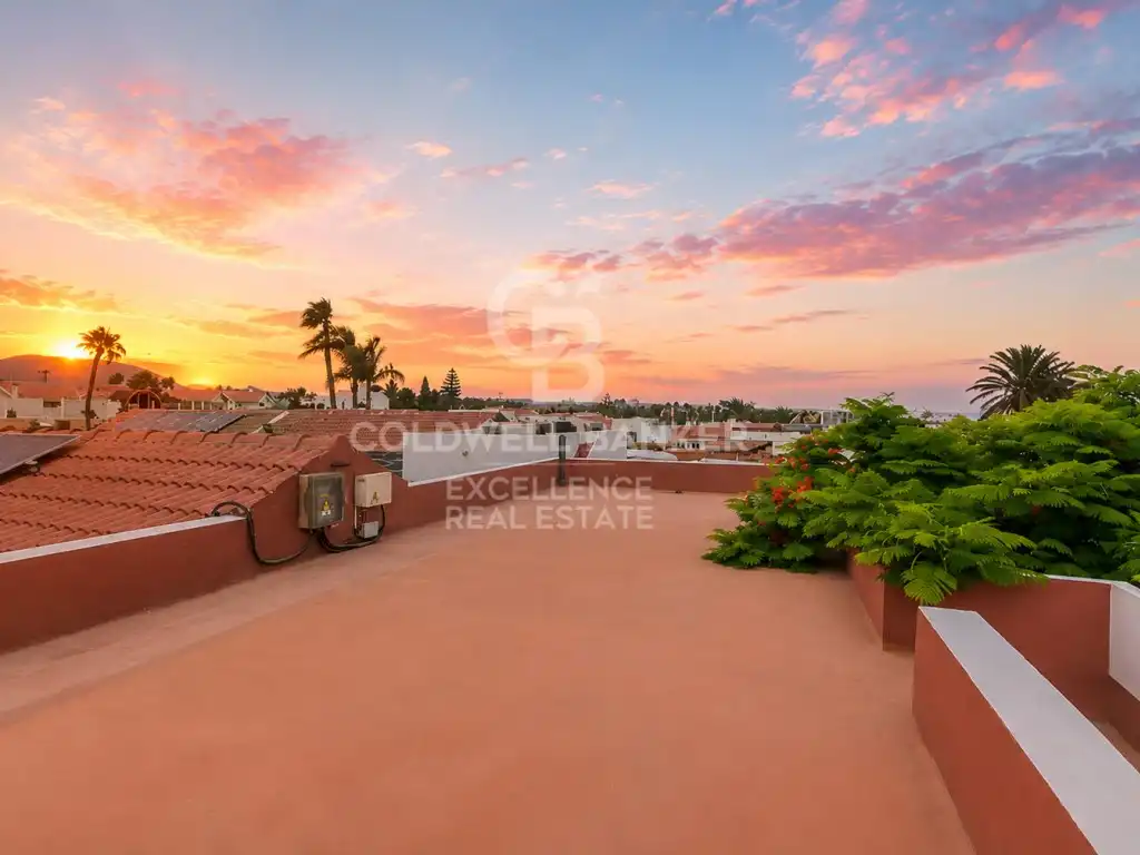 Terraza de Casa o chalet en venta en La Oliva con Jardín privado, Terraza y Horno