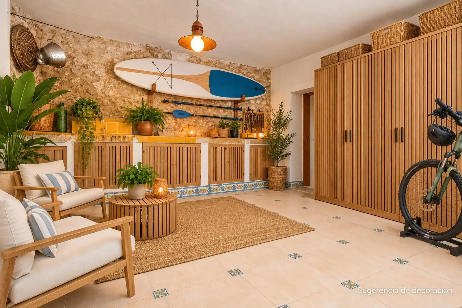 Sala d'estar de Casa adosada en venda en Pollença Poble