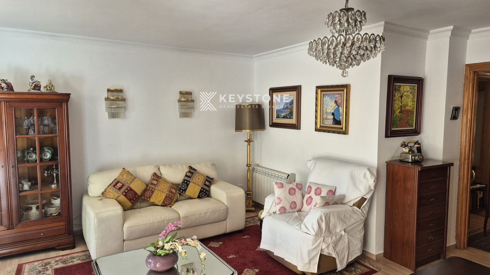Living room of Flat for sale in Calvià  with Air Conditioner, Private garden and Terrace