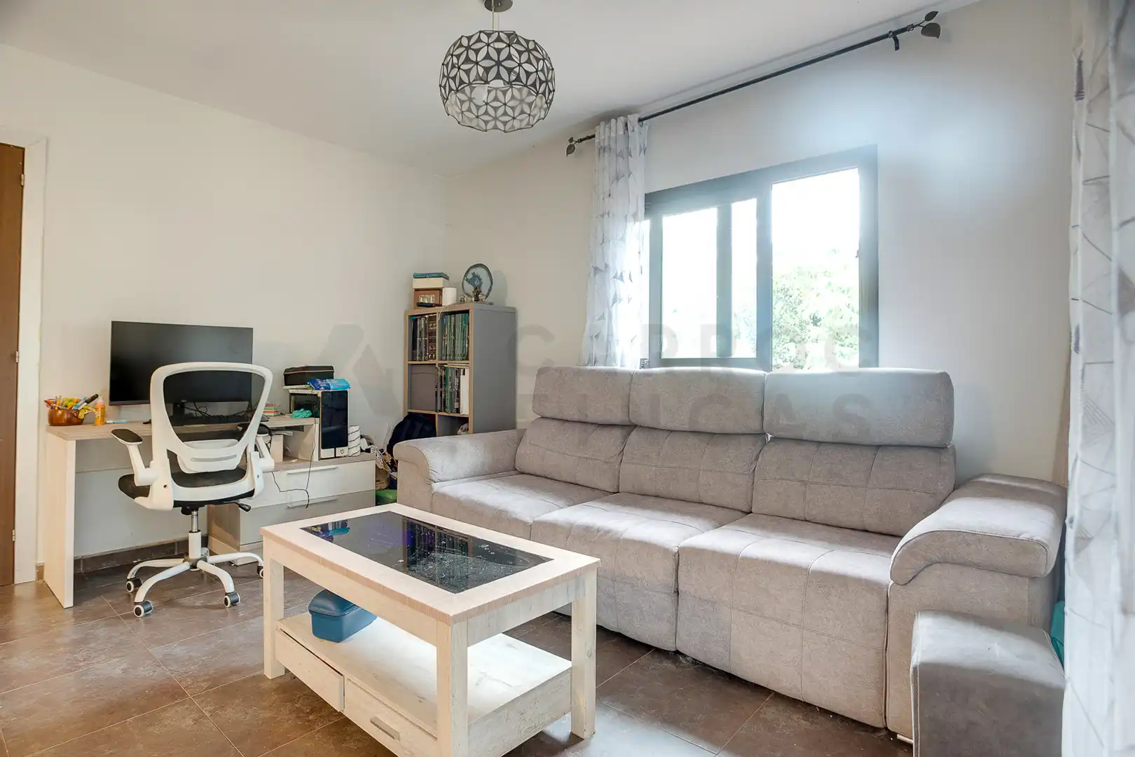 Wohnzimmer von Haus oder Chalet zum Verkauf in Vallgorguina mit Heizung, Privatgarten und Ofen