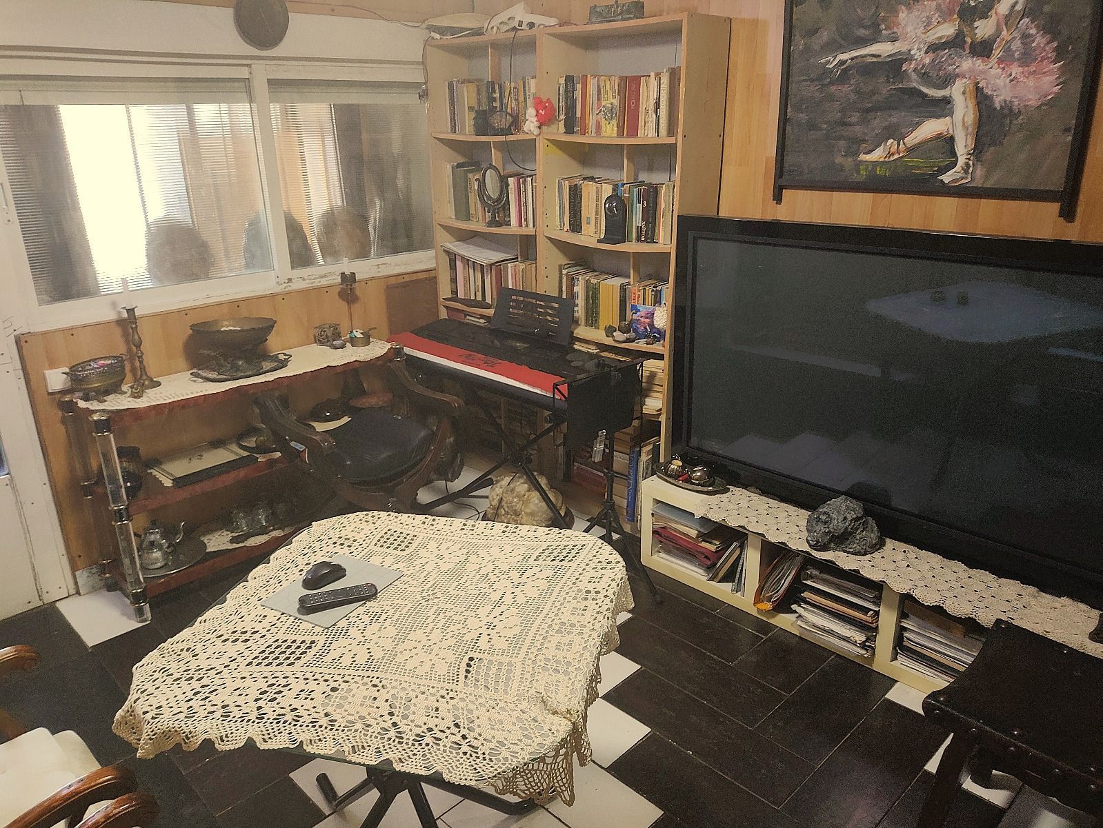 Sala d'estar de Pis en venda en Robledo de Chavela amb Aire condicionat, Calefacció i Jardí privat